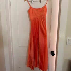 House of Harlow Orange Midi Dress